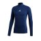 adidas Alphaskin Mock Warm langarm Dunkelblau - blau