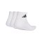 adidas Ankle 3er Pack Socken Weiß - weiss