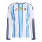 adidas Argentinien Authentic Trikot Langarm Home WM 2026 Weiß - weiss