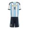 adidas Argentinien MESSI Trikot Set Home WM 2026 Kids Weiß - weiss