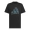 adidas Basketball Graphic T-Shirt Schwarz - schwarz