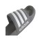 adidas Cloudfoam Adilette Shower Grau Weiss - grau