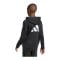 adidas Color Block Hoody Kids Schwarz - schwarz