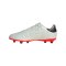 adidas COPA Pure 2 League FG Solar Energy Kids Weiss Schwarz Rot - weiss