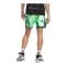 adidas Crazylite AOP 2 Short Grau - gruen