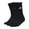 adidas Crew 3er Pack Socken Schwarz - schwarz