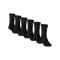 adidas Crew 6er Pack Socken Schwarz - schwarz