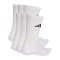 adidas Crew 6er Pack Socken Weiß - weiss