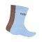 adidas Cushioned Linear Crew 3P Socken Blau - blau