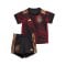 adidas DFB Deutschland DFB Germanykit away WM 22 Trikot Set Kids Schwarz - schwarz
