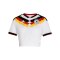 adidas DFB Deutschland Cropped Trikot Home WM 2026 Damen Weiß - weiss