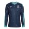adidas DFB Deutschland Trikot Langarm Away WM 2026 Blau - blau