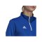 adidas Entrada 22 HalfZip Sweatshirt Damen Blau - blau