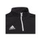 adidas Entrada 22 HalfZip Sweatshirt Kids Schwarz - schwarz