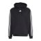 adidas Essentials 3-Stripes French Terry Hoody Schwarz - schwarz