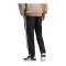 adidas Essentials 3-Stripes French Terry Tapered Cuffed Hose Schwarz - schwarz