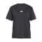 adidas Essentials 3S Cotton T-Shirt Damen Schwarz - schwarz
