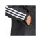 adidas Essentials 3-Stripes Kapuzenjacke Schwarz - schwarz