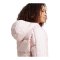 adidas Essentials 3-Stripes Mid Down Hooded Jacket Pink - pink