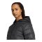 adidas Essentials 3 Stripes Parka Jacke Damen Schwarz - schwarz