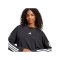 adidas Essentials 3 Stripes Sweatshirt Damen Schwarz - schwarz