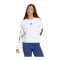 adidas Essentials 3 Stripes Sweatshirt Damen Weiß - weiss