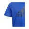 adidas Essentials Big Logo T-Shirt Kids Blau - blau