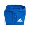 adidas Essentials Colorblock Kapuzenjacke Blau Grau Weiss - blau