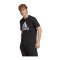 adidas Essentials Single Jersey Big Logo Tee Black - schwarz