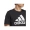adidas Essentials Single Jersey Big Logo Tee Black - schwarz