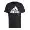 adidas Essentials Single Jersey Big Logo Tee Black - schwarz