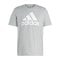 adidas Essentials Single Jersey Big Logo Tee Grey - grau