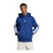 adidas Essentials Three Stripes Fleece Hoody Blau - blau