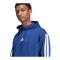 adidas Essentials Three Stripes Fleece Hoody Blau - blau