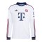 adidas FC Bayern München Authentic Trikot Langarm Away 2026/2027 Weiß - weiss