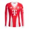 adidas FC Bayern München Longsleeve Trikot Home 2025/2026 Rot - rot