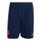 adidas FC Bayern München Tiro Travel Short Blau - blau