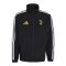 adidas Juventus Turin Anthem Jacke Kids Schwarz - schwarz