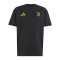 adidas Juventus Turin Tiro Travel T-Shirt Schwarz - schwarz