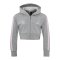 adidas FC Schalke 04 Kapuzenjacke Kids Grau - grau