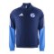 adidas FC Schalke 04 Team Präsentationsjacke Blau - blau