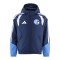 adidas FC Schalke 04 Team Regenjacke Kids Blau - blau