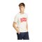 adidas Folded Graphic T-Shirt Weiß - weiss