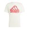 adidas Folded Icons Badge of Sport T-Shirt Weiss - weiss