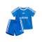 adidas Football Trikot Set Kids Blau - blau