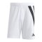 adidas Fortore 23 Short Weiss Schwarz - weiss