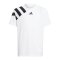 adidas Fortore 23 Trikot Kids Schwarz Weiss - weiss