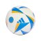 adidas Fussballliebe Club Trainingsball EM 2024 Weiss Blau Orange - weiss