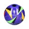 adidas Fussballliebe Pro Beach Spielball EM 2024 Blau Schwarz Silber - blau