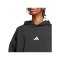 adidas Future Icon Small Logo Hoody Schwarz - schwarz